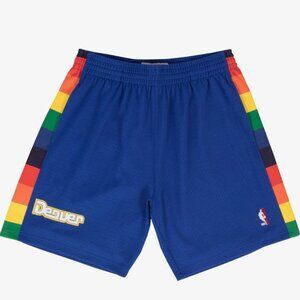 Royal Denver Nuggets 1991/92 Hardwood Classics Swingman Basketball Shorts